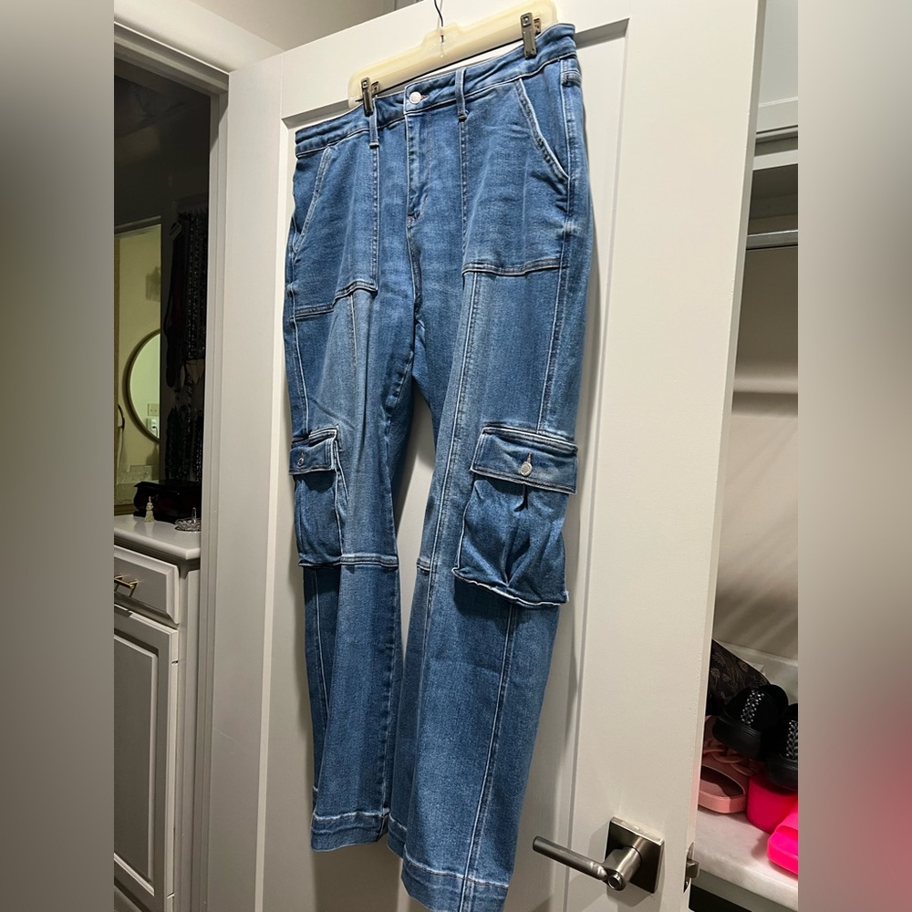 Judy Blue Wide Leg Cargo Style